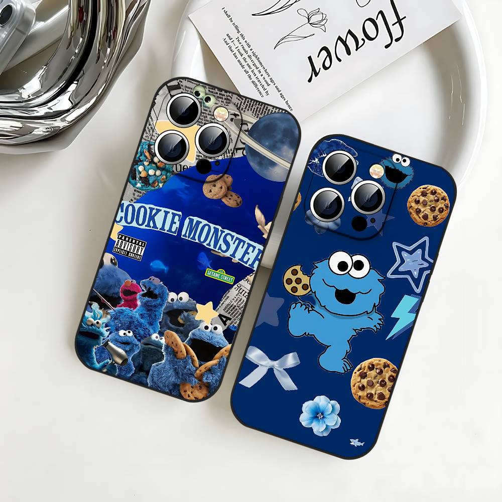 Cookies Monster Phone Case For IPhone 17/16/15/13/14 Pro Max/ 11Plus/X/Xr/Xs Max/12mini