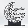 EID Mubarak Acrylic Ornament Ramadan Decorations for Home Islamic Muslim Party