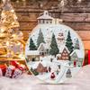 Christmas Embroidery Stitch Practice Kit with Embroidery Hoop Color Threads and Needles for Beginners DIY Cross Stitch Kit