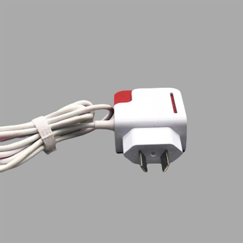 Универсальное красно-белое USB-зарядное устройство для мобильного телефона, европейский стандарт, беспроводная, многофункциональная вилка для прямой зарядки
