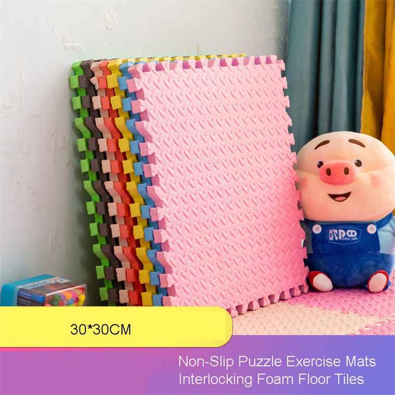 30*30 см Детский игровой коврик Взаимозацепляющиеся пенополиуретановые напольные плитки Нескользящие коврики-пазлы для детской комнаты, детской, коврик для ползания