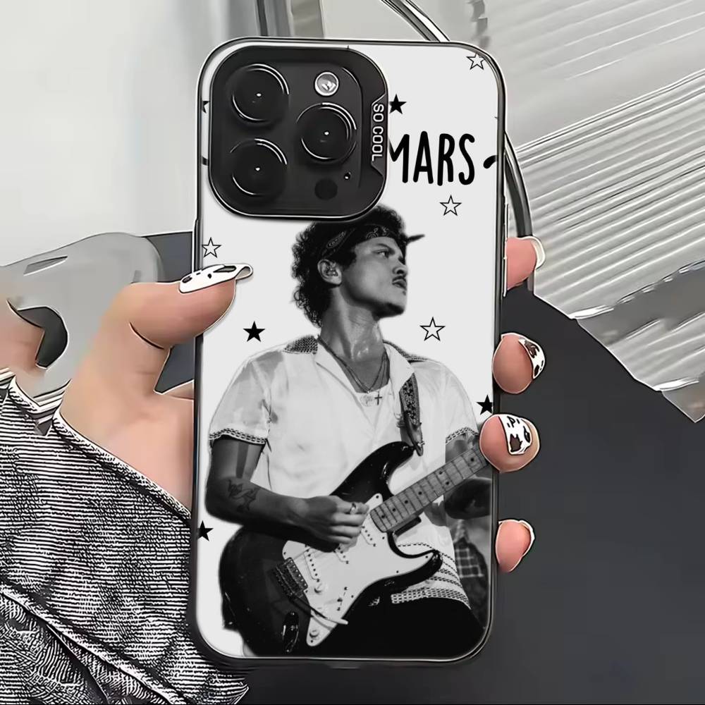 Чехол для телефона с певцом Бруно Марсом для iPhone 17,16,15,14,13,12,11 Plus,Pro Max,XS, Цветной Серебристый Черный Чехол