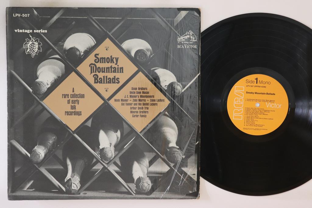 LP Record VARIOUS  Smoky Mountain Ballads LPV507 RCA VICTOR 1964 US Country Used