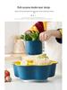 Multi-Functional Rotating Flower-Shaped Hot Pot and Vegetable Drain Basket