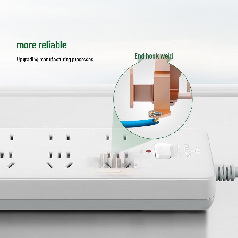 BULL GN-402 National Standard 6-Outlet Power Strip