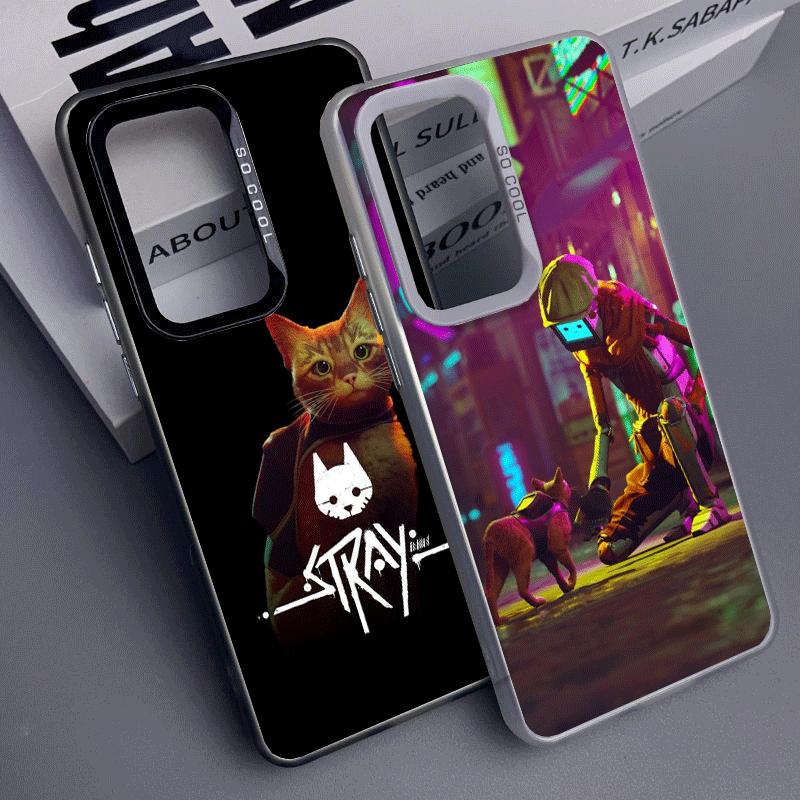 Stray Cat Game B-12 Shockproof Phone Case for Samsung A17 A16 A15 A14 A37 A57 A36 A56 A26 A35 A55 A25 A34 A54 A24 A13 A23 A33 A5