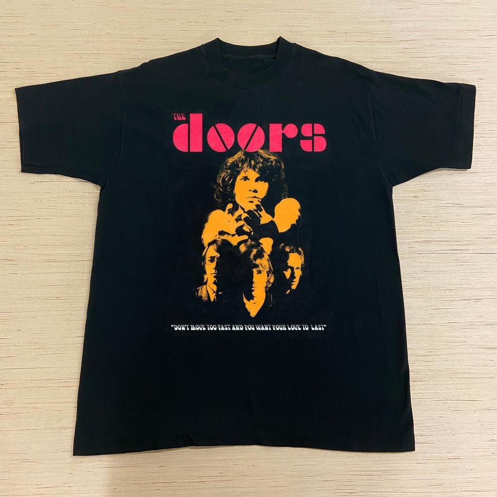 Футболка унисекс The Doors Band Черный цвет Полный размер до 4XL Унисекс Футболка NI435
