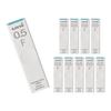 Mitsubishi Pencil Механический карандашный грифель uni F 10 шт. в коробке ULS0540F 0.5