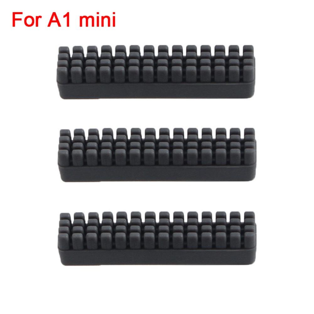 Mounted Design Silicone Brush Scrubber Function Nozzle Wiper Hotbed Mounted Brush 3D Printing