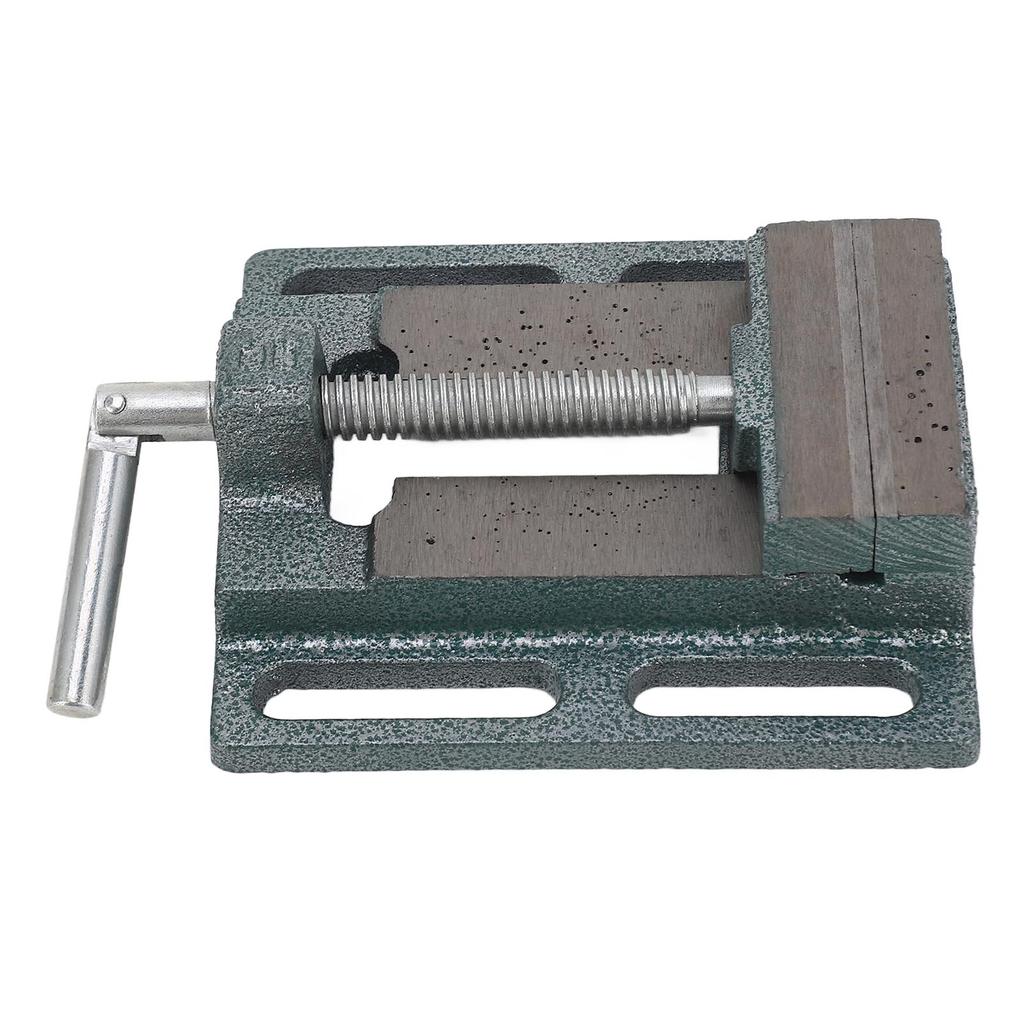 США 3-дюймовые тиски для сверлильного станка Высокоуглеродистая сталь Точные Устойчивые Сильное зажимное усилие Плоские губки Верстачные тиски для