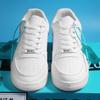 Маленькие белые туфли женские 2025 новые для пары мужские туфли на плоской подошве спортивные и повседневные туфли мягкая подошва популярные универсальные кеды легкие