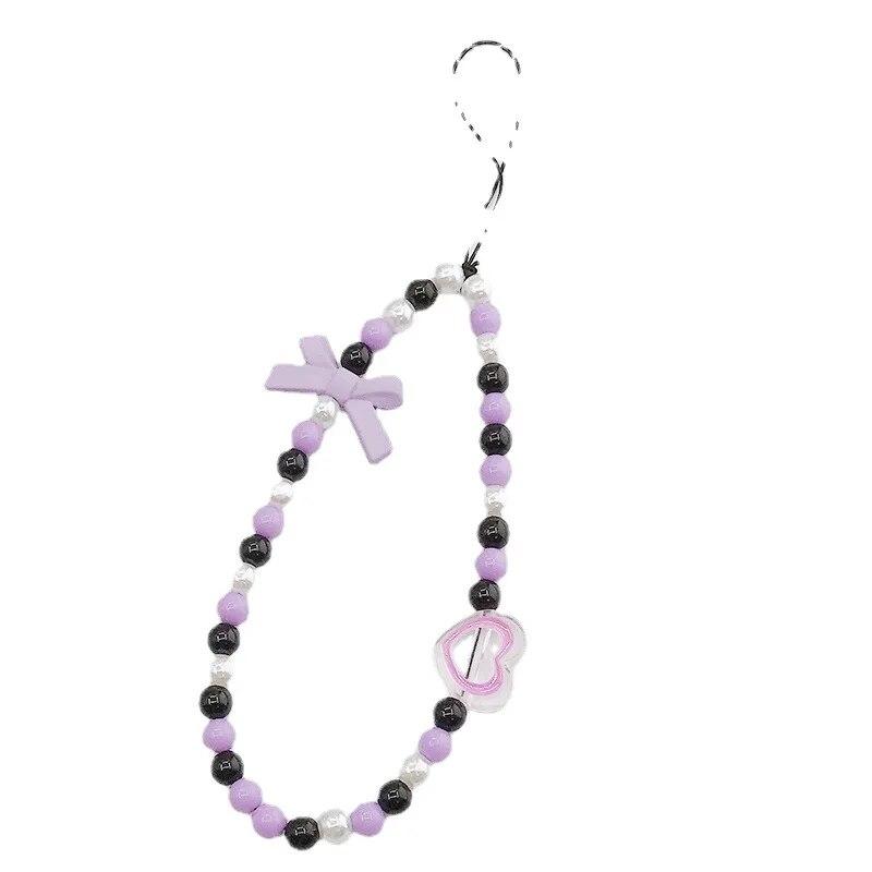 Mobile Phone Lanyard Cellphone Strap Phone Chain Pendant Candy Phone Case Rope Jewelry Keychain for Samsung Huawei iPhone Xiaomi