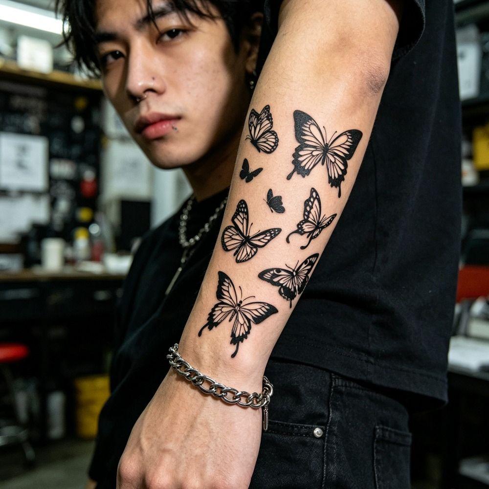Long Lasting Temporary Tattoo Stickers Transfer Tattoos Sketch Tattoo Stickers Body Decor
