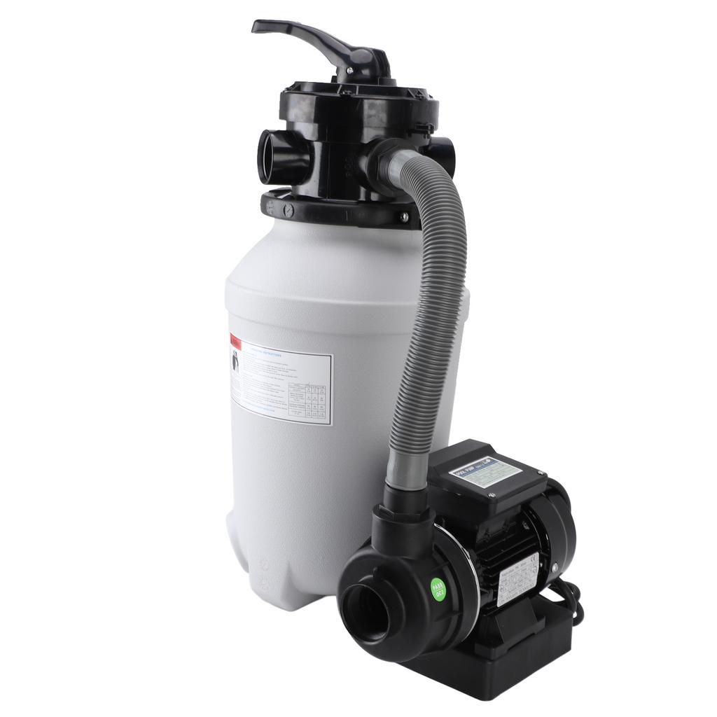 Система песчаного фильтра-насоса для надземных бассейнов 10-дюймовый песчаный резервуар 0,25 л.с. 250 Вт насос для бассейна IPX5