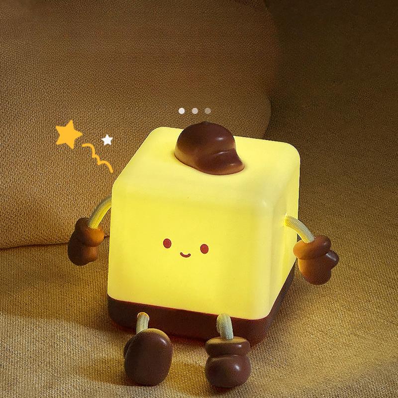 Сяо Е Дэн Пай Пай Дэн изголовье спальни атмосфера свет креативный милый светильник для сна подарок для мальчиков и девочек