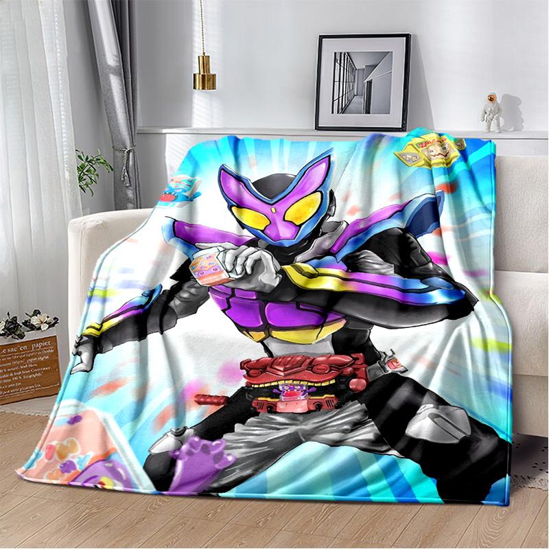 Sugar Man K-Kamen Rider GAVV Blanket Elastic Soft Candy Knight Full Storage Soft Warm Bedding Children's Gift throw blanket
