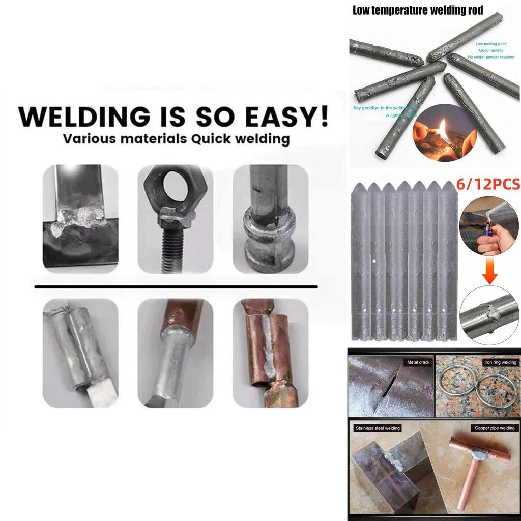 Низкотемпературный универсальный сварочный пруток для бытового использования, подходит для легкой меди, железа, алюминия, нержавеющей стали, пластиковой арматуры.
