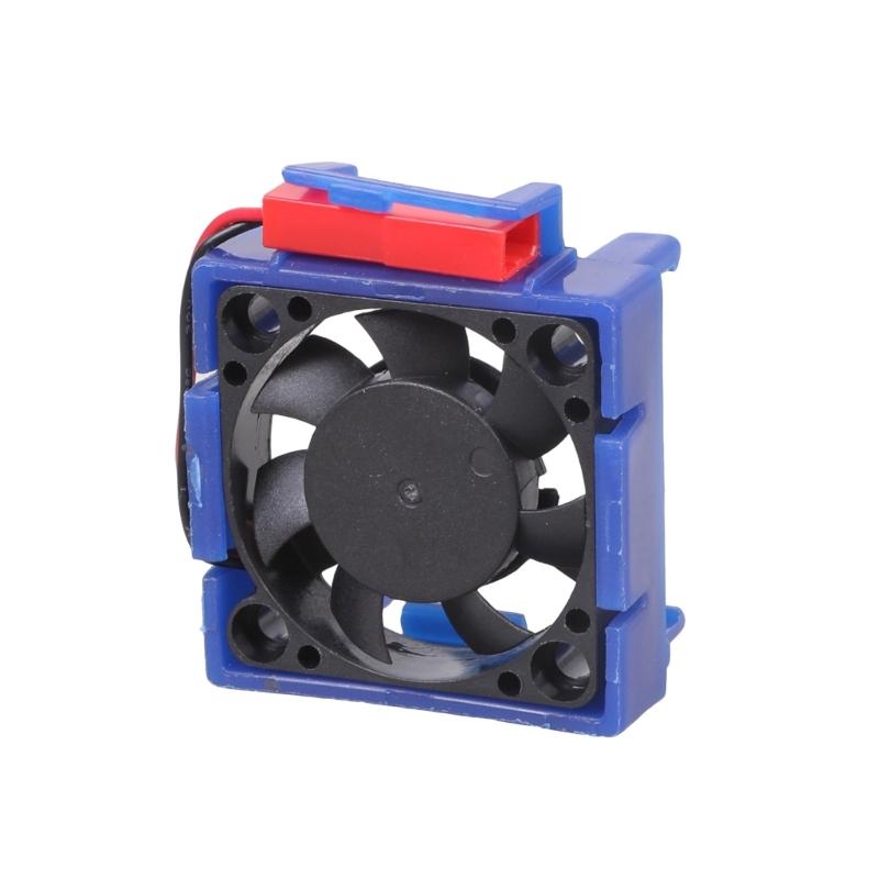 Double Cooling Fan Set For 540 3660 Motors 2000RPM Efficient Heat Dissipation for 1/10 Remote Vehicle