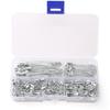 260Pcs Boxed Iron Pin Stainless Steel Safety Pins DIY Rustproof Buckle Pin Metal Brooch Badge