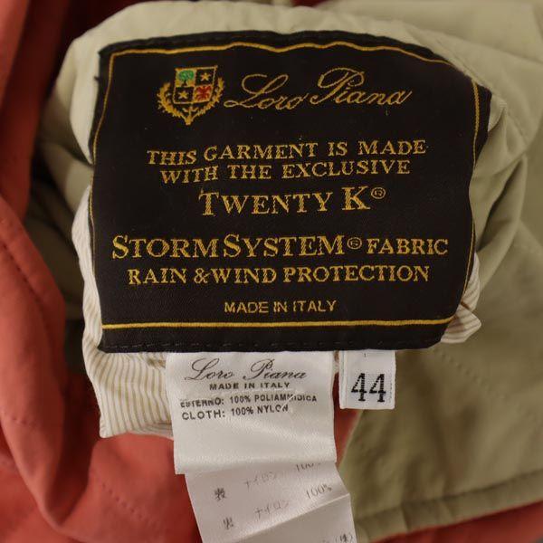 loro piana Made In Italy Reversible Quilted Jacket 46 Salmon Pink X Beige Women Used