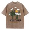 Футболки Desert Vibes Feelthesunset для мужчин, футболка Vigor Cotton с оригинальным узором, футболка Normcore Breathable с короткими рукавами