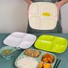 Four-Compartment Melamine Fast Food Tray