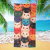 Microfiber Beach Towel Foldable Design Lightweight Sand Free Quick Dry Absorbent