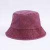 Retro Washed Fisherman Hat Simple Trendy Men and Women All-match Foldable Fashionable Cowboy Bucket Hat