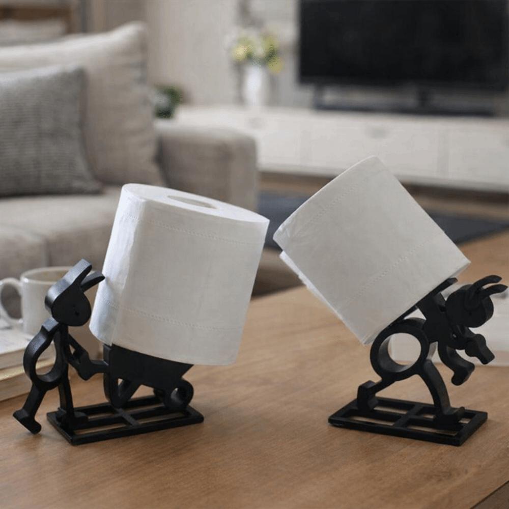 Забавный 3D-печатный держатель для рулона бумаги в виде муравья Черный Милый Муравей Держатель для салфеток Декоративный Пластиковый Держатель для салфеток в форме муравья Туризм