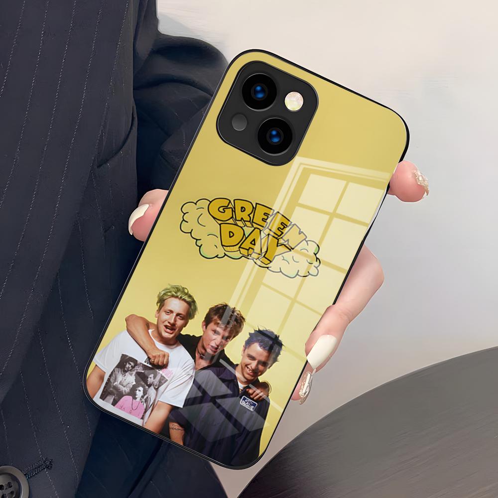 G-Green Day Phone Case For IPhone 17 Pro Max 15 Pro 16 14 Plus 12 13 Mini 11 Pro Shockproof Glass Cover