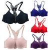 Lady Solid Bras Lady Push Up Bra Deep V Sexy Brassiere  Seamless Bras For Lady 34B 36B 38B