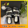 One-word Cool Slippers Women's Slippers 2025 Summer New Set of Toes Roman Muffin Platform Sandals