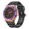 FOXBOX Fashion Men's Quartz Watch Comfort Silicone Sports Strap Military Man Watch Dual Display Waterproof Date Digital Watches