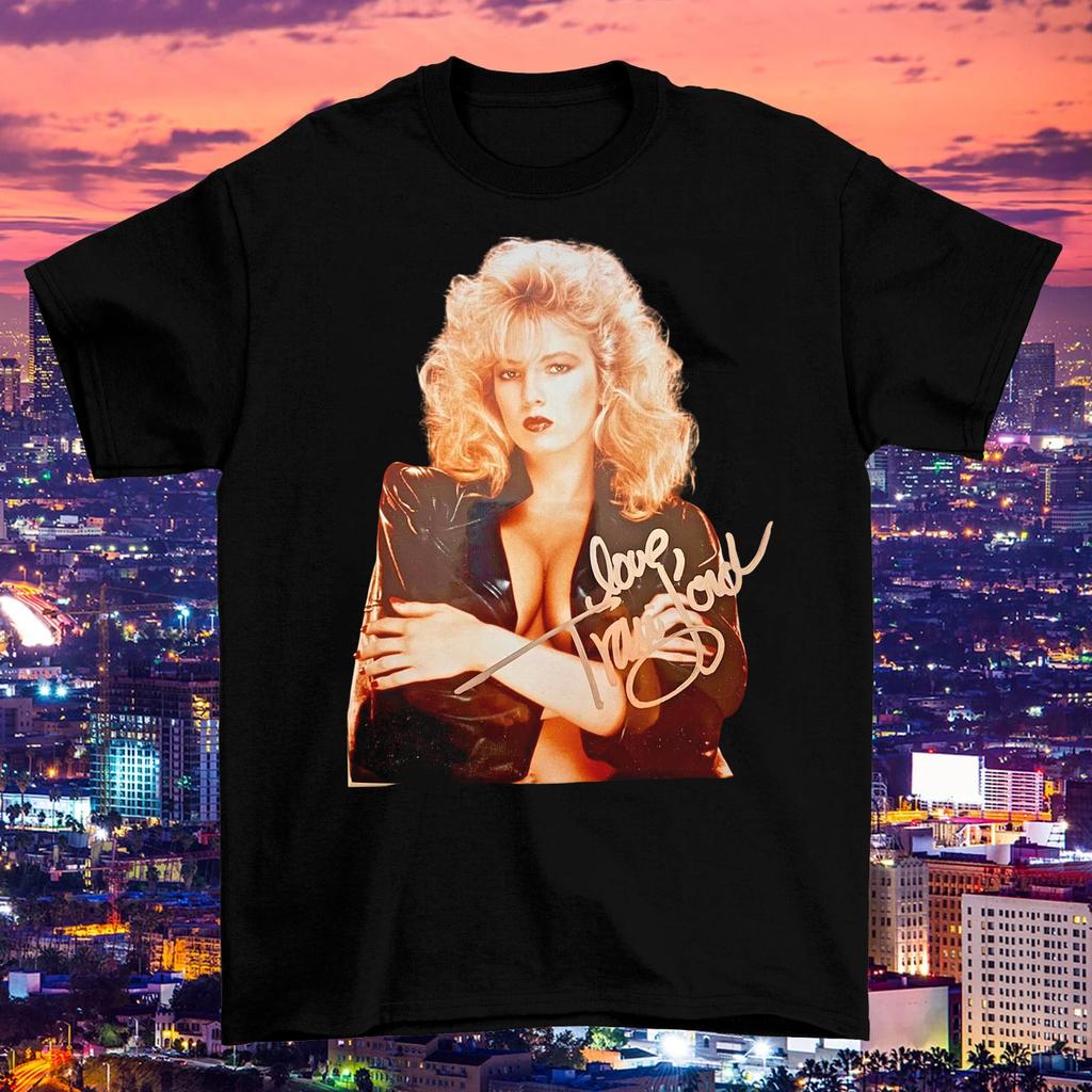 Редкая фотоальбомная футболка Traci Lords ZL616