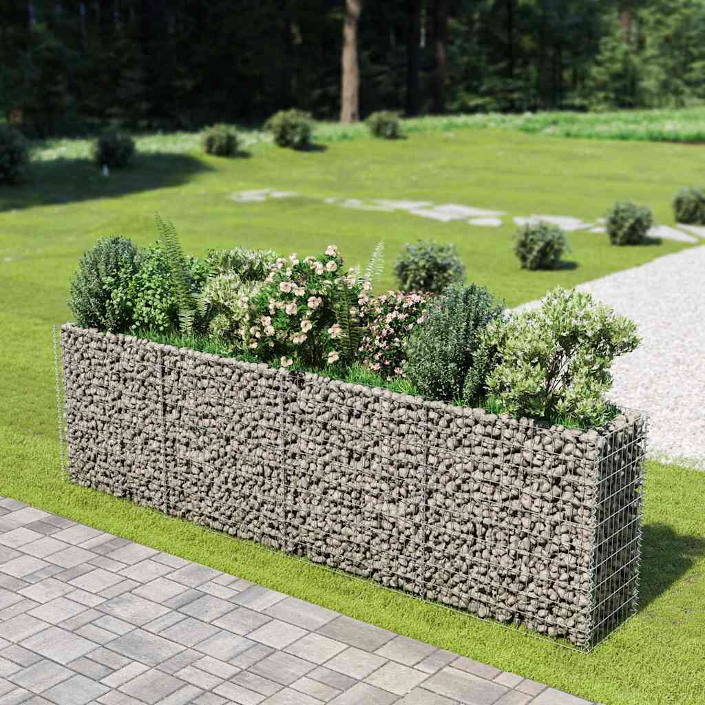 Gabion Raised Bed Galvanized Steel 360 * 50 * 100 cm