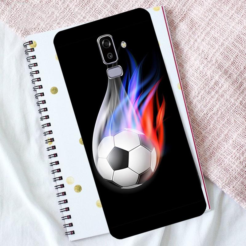 Чехол для телефона Samsung Galaxy M15 M11 M31 M21 M53 M13 M32 M52 M35 M55 M14 M34 M54 M06 M16 M36 M56 с принтом Огненный Футбол