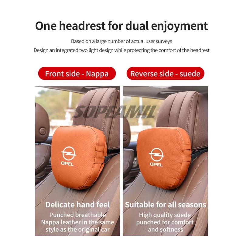 Opel Astra Corsa Grandland Insignia Mokka Vectra GTC Tigra Vivaro Zafira Combo Vivaro Delica Car Bouble-Sided Headrest Backrest