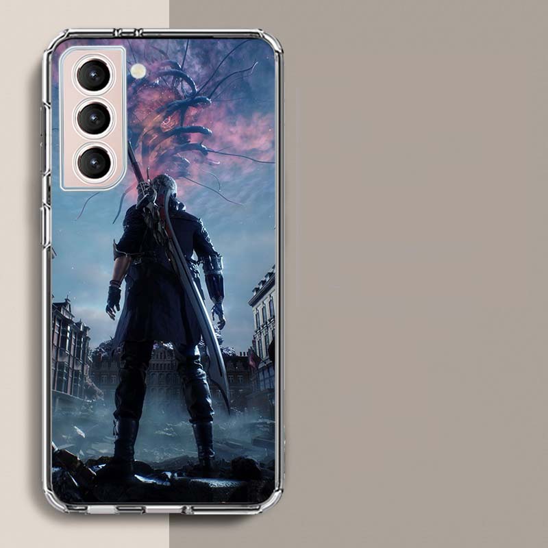 Чехол для телефона D-Devil May Cry DMC для Samsung Galaxy S25 Edge S24 S23 FE S21 S20 S10 Plus S22 S26 Ultra Прозрачные чехлы TPU Capa