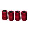 Aluminum Plaid Three‑Color Tire Valve Stem Caps Universal Wheel Decorative Valve Core Covers