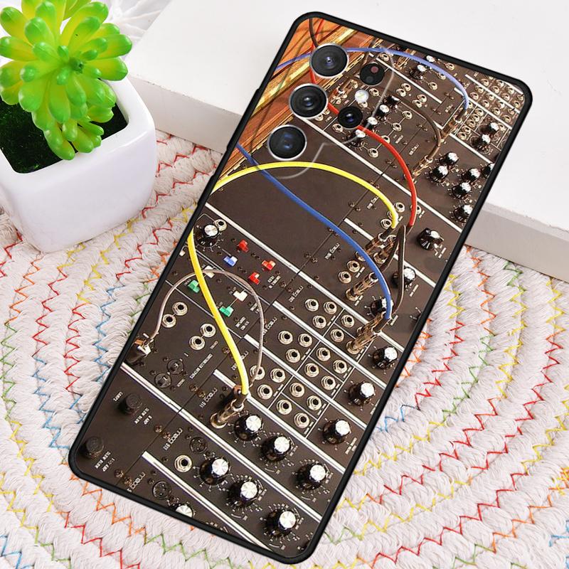 Винтажный Синтезаторный Чехол из Мягкого ТПУ для Телефона Samsung Galaxy note 10 pro S26 S25 S24 S23 S22 Ultra Plus S21 FE S20