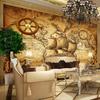 Retro Nostalgia Poster 3D Room Wallpaper Mural Wall Paper Decor Navigation Sailing World Map Mural Paintings
