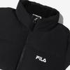 New FILA Down Jackets Unisex Black White FS2DJD4104X-BLK