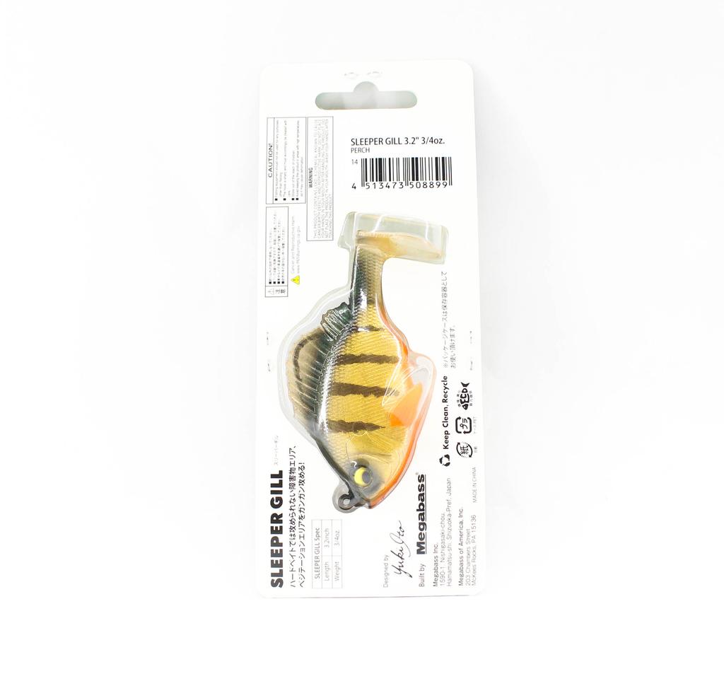 Megabass Мягкая приманка Sleeper Gill 3,2 дюйма 3/4 унции окунь (8899)