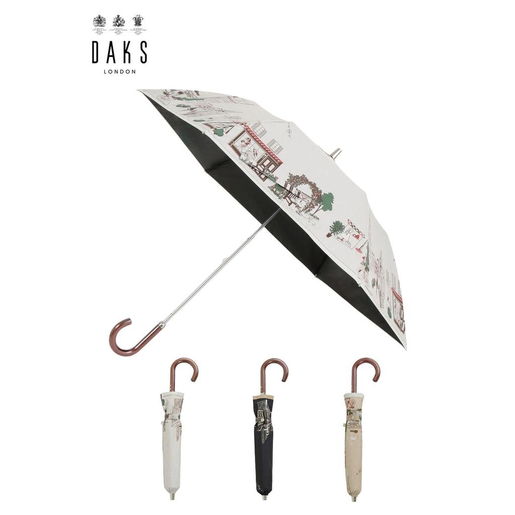 Moonbat Folding Made In For Both Sun and Light Heat UV Colorful Gray [Dachshund] Parasol, Umbrella, Women's, Japan, Rain, First-Class Blocking,