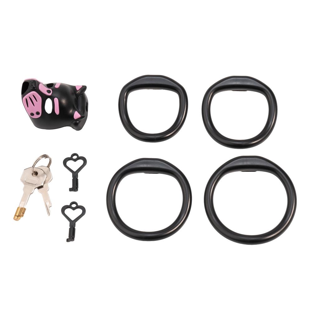 8-Color Dog-Head Chastity Cage Male Penis CB Lock Urethral Restraint Device Male Submissive Training Anti-Cheating Chastity Lock