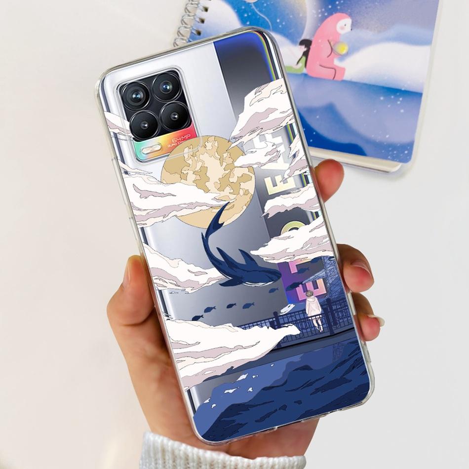 For Realme 8 Case Realme 8 Pro Realme8 5G 4G Fashion Cool Pattern Soft Silicone TPU Phone Back Cover