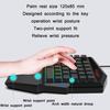 T-WOLF Mobile Gaming One-Handed Keyboard, Specification: Keyboard+Mouse+Throne