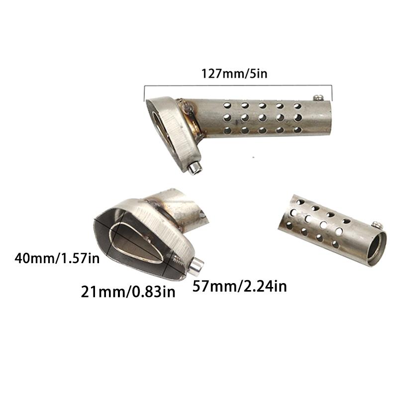 Universal Front Mid End Catalyst Db Killer For Motorcycle Exhaust Muffler Silencer Noise Sound Eliminator