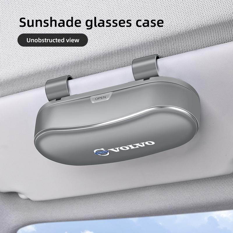 Fashion New Style Car Interior Glasses Box Glasses Case For Volvo XC60 S60 V40 V50 V60 S80 S40 C30 AWD C70 S40 S60 S80 S90