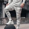 "Boys' Casual Overalls: Trendy Autumn/Winter Cuffed Sports Pants for Outdoor Running and Fitness"